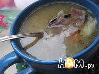 Приготовление супа с запеченным кабачком и бекон: шаг 10