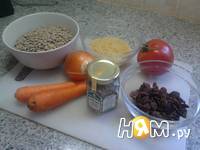 Приготовление супа из чечевицы с изюмом: шаг 1