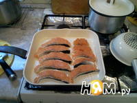Приготовление лосося на гриле: шаг 3