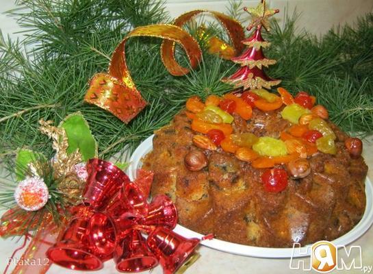 Рецепт Английский рождественский кекс