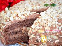 Приготовление шоколадного торта с орехами: шаг 9