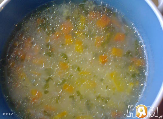 1. Диетический суп-гуляш с овощами и индейкой