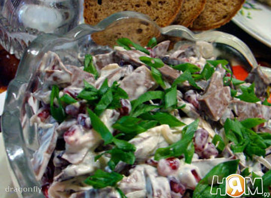 Вкуснейшие салаты из свиного языка — самые простые рецепты