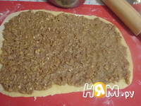 Приготовление калача с орехово-маковой начинкой: шаг 5