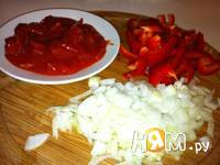 Приготовление супа с помидорами и болгарским перцем: шаг 2