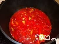 Приготовление супа с помидорами и болгарским перцем: шаг 3