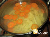 Приготовление супа овощного с фрикадельками: шаг 2