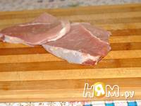 Приготовление свиного стейка-гриля: шаг 1