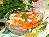 Приготовление салата из капусты кольраби: шаг 5