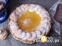 Приготовление лимонного пирога с безе: шаг 10