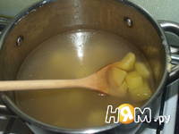 Приготовление острого сырного супа: шаг 8