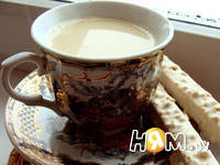Приготовление имбирного чая с молоком: шаг 5
