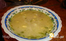 Суп «Сырный с клецками»