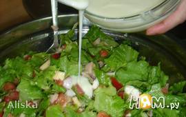Заправка для салатов на йогурте