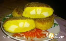 Картофельные булочки с плавленным сыром