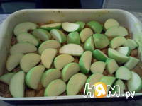 Приготовление запеканки из тыквы и яблок: шаг 7