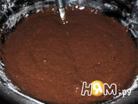 Приготовление шоколадных оладий: шаг 3