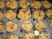 Приготовление овсяного печенья с сухофруктами: шаг 9