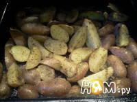 Приготовление картофеля по-селянски: шаг 4