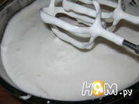 Приготовление торта белое суфле: шаг 6