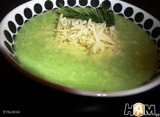 Сырно-молочный суп с брокколи