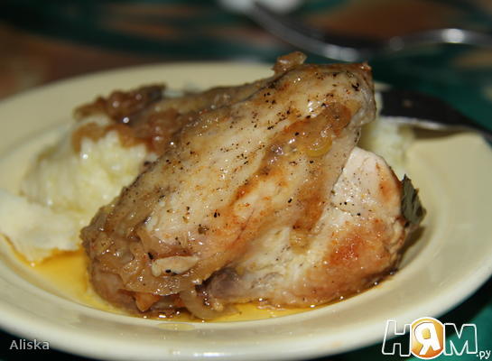Pollo a la Vinagreta (курица в маринаде)