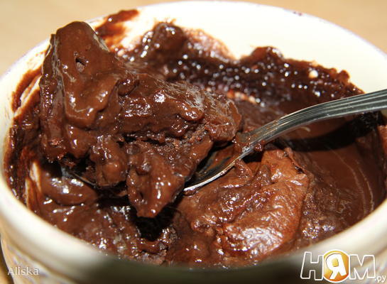 Рецепт Шоколадный пудинг с волшебным соусом