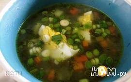 Легкий суп со щавелем и мятой