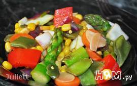 Тушеные овощи по-тайски