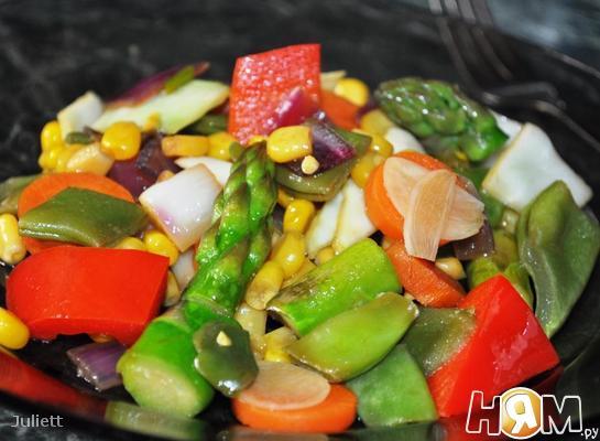 Рецепт Тушеные овощи по-тайски