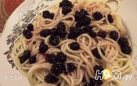 Спагетти с вареньем