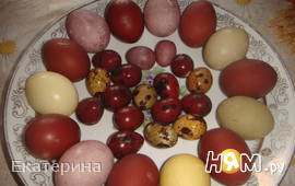 Пасхальные яйца (натуральные красители)