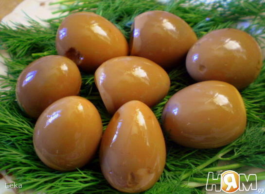 Маринованные яйца по -китайски