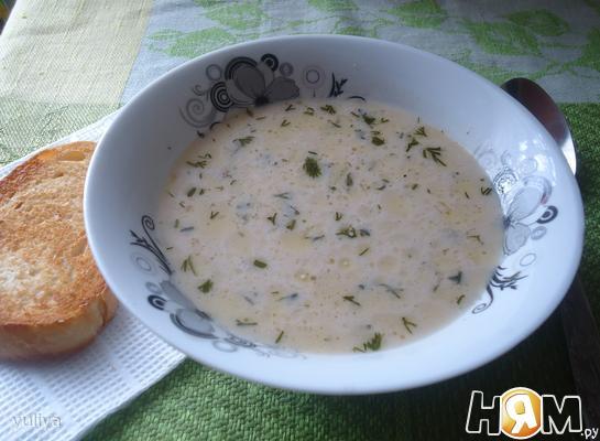 Рецепт Грибной суп с сыром
