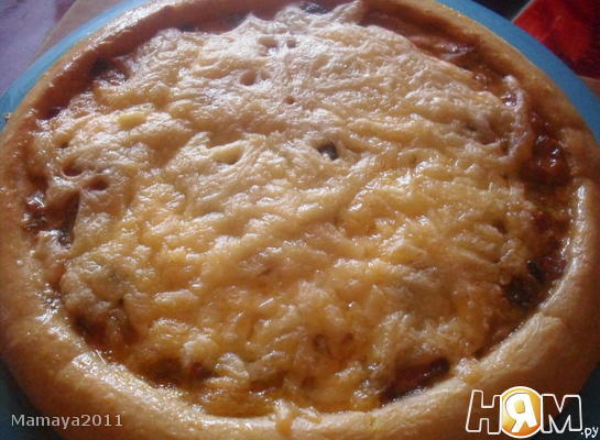 Рецепт Пирог на картофельном тесте с мясом и грибами