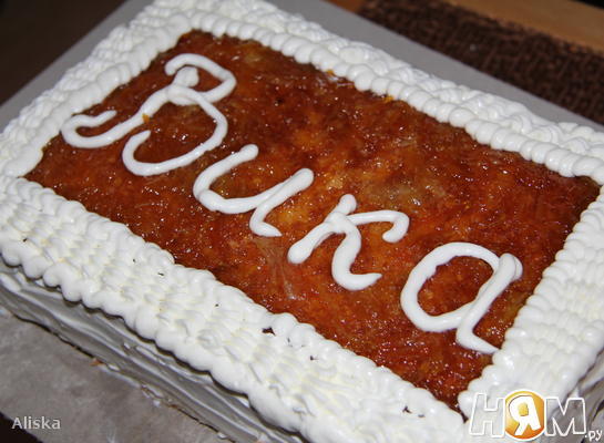 Бисквитный торт "Вика"