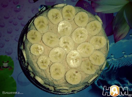 Торт «Банановый рай» (без выпечки)