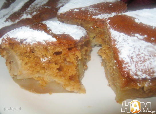 Рецепт Медовый пирог с яблоками