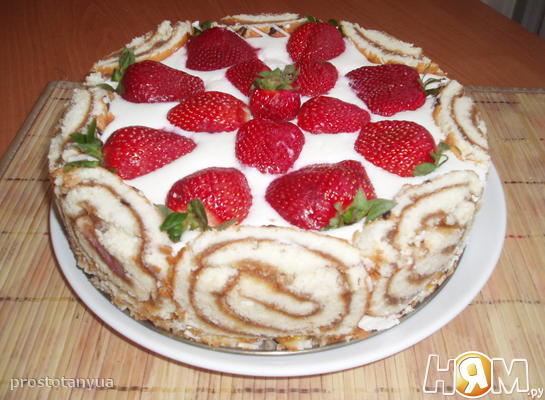Творожный торт- десерт без выпечки